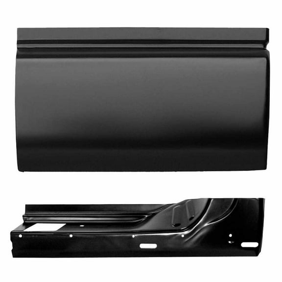 Door Skin & Inner Door Bottom Kit - 3RD Door. Fits 94-04 Chevrolet S10 Pickup, 94-04 GMC Sonoma