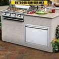thumbnail image 3 of Garvee Outdoor Kitchen Cabinet Doors,17W x 24H inch Stainless Steel Weatherproof BBQ Access Door for BBQ Island,Grilling Station,Outside Cabinet, 3 of 9