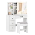 thumbnail image 1 of Patiojoy Vanity Desk with Mirror and Lights Makeup Dressing Table, 1 of 10