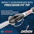 thumbnail image 4 of Juego de puntas para tuercas de impacto Bosch ITDNSV205 de 5 piezas, 2.6", 4 of 6