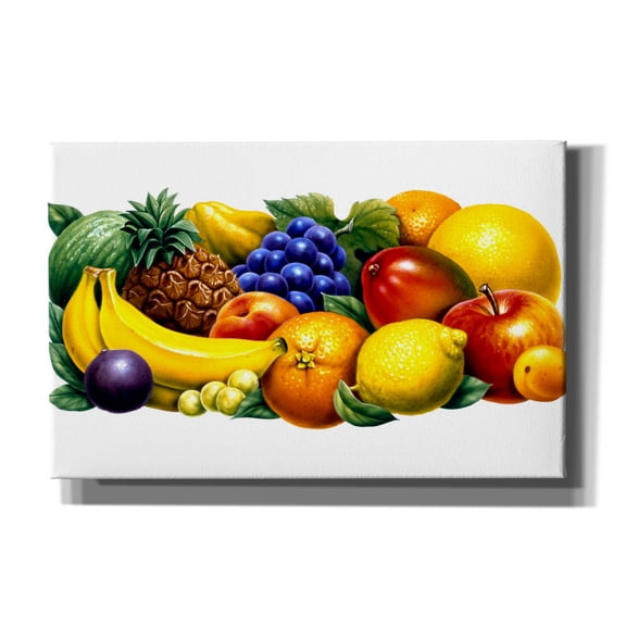 Epic Graffiti 'Fruit' by Harro Maass, Canvas Wall Art, 40"x26"