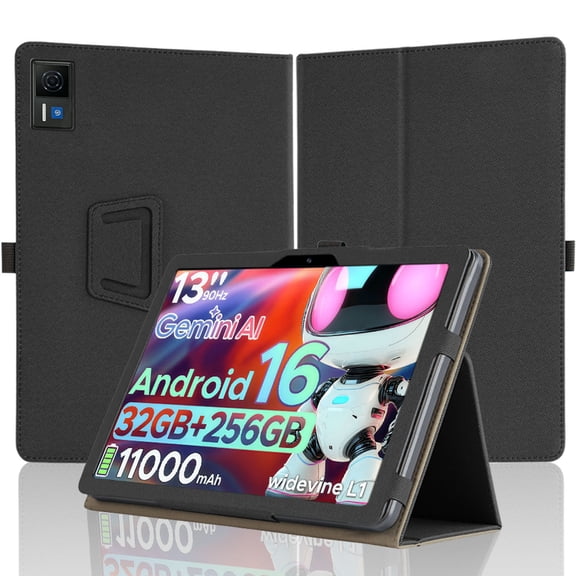 For DOOGEE U13 Android 16 Tablet 13 Inch Tablet Cover , Handheld Band, Easy to Hold, Stand Function, Multi-Angle Support,Portable, Shock Resistant, Drop