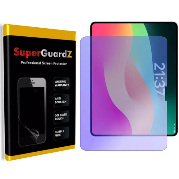 [2-PACK] For iPad Air 13 (7th/6th Gen, 2025/2024) - SuperGuardZ Anti Blue Light [Eye Protection] PET Film Screen Protector, Anti-Scratch, Anti-Bubble