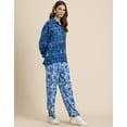 thumbnail image 3 of Moomaya Printed 2Pcs Co-Ord Set For Women, Viscose Shirt Top With Pants, 3 of 9