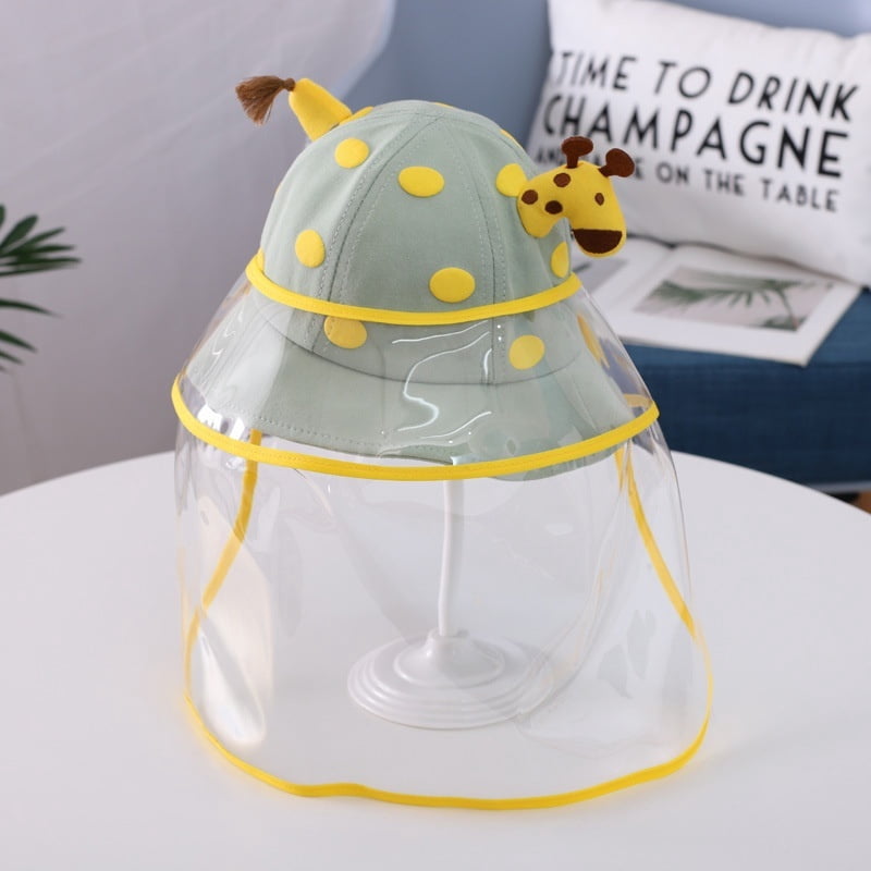 baby cap with face shield