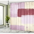 thumbnail image 4 of Ambesonne Abstract Shower Curtain, Grunge Design Art Abstract, 69"Wx84"L, Pastel Yellow, 4 of 4