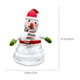 thumbnail image 3 of Easter Basket Stuffers Latrodar Stocking Stuffers for Kids Electric Christmas Hat Santa Claus Snowman Reindeer Music Sway Hat Plush Toy White Creative Gifts 8.8x0.8 Inch, 3 of 5