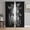 Black,Alabaster,Ash,Charcoal, variant on Halloween Sheer Curtains 63 Inches Long, Vintage Funny Skulls Bone Ghost Rustic Farmhouse Light Filtering Window Curtains for Living Room, Rod Pocket Voile Sheer Curtain Drapes, 52"W x 63"L, 2 Panels