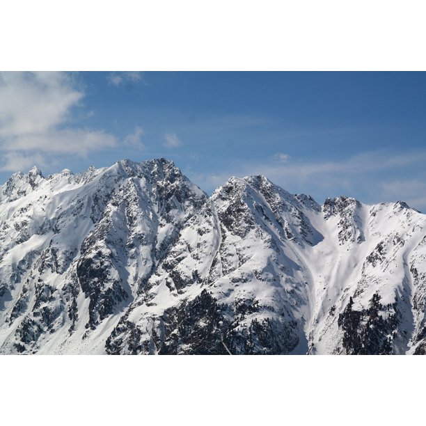 Alpine Mountains Ischgl Winter Inch By 30 Inch Laminated Poster With Bright Colors And Vivid Imagery Fits Perfectly In Many Attractive Frames Walmart Com Walmart Com