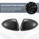 thumbnail image 5 of Reemplazo de tapa de espejo retrovisor lateral izquierdo y derecho de fibra de carbono negra para Vauxhall/Opel Corsa D Corsa E 2006-2019, no para espejos con luz de señal de giro, 5 of 7