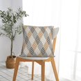 thumbnail image 7 of Wukai Geometric Premium Polyester Fleece Pillow Covers with Hidden Zipper Closure,Luxuriously Soft and Durable-26"x26", 7 of 7