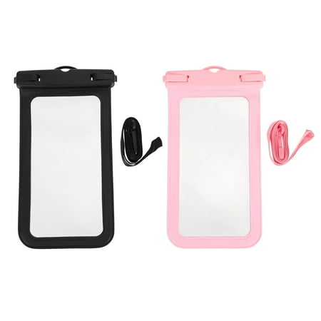 

2Pcs Waterproof Phone Bags Touch Screen Phone Pouches Mobile Phone Storage Bags
