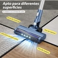 thumbnail image 3 of Aspiradora inalámbrica PrettyCare Aspiradora de Palo Ligero para Alfombras Suelos Duros Limpiador de Pelo de Mascota W200, 3 of 13