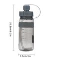 thumbnail image 2 of Botella de deporte de viaje al aire libre para niños y estudiantes con correa de vaso de agua de plástico con espacio de paja para PC Wmkox8yii jkg6043, 2 of 6