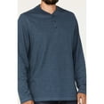 thumbnail image 3 of Brothers And Sons Men's Henley Thermal T-Shirt Blue XX-  US, 3 of 4
