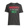 thumbnail image 5 of Naughty New Nice Men's Christmas T-Shirt, 5 of 5