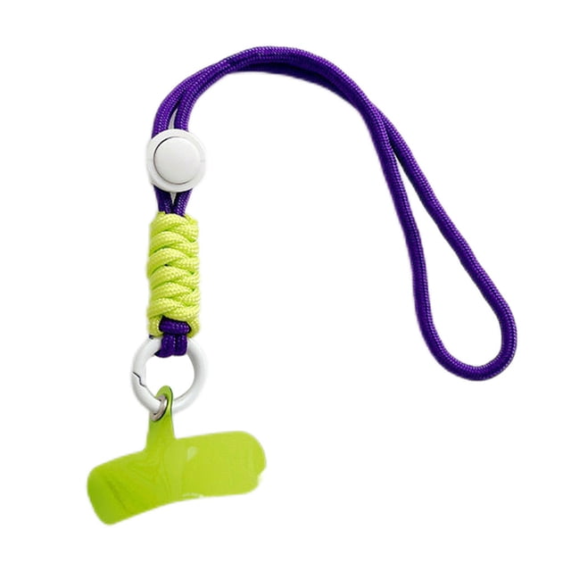 Mobile Phone Lanyard Adjustable Reusable Neck Hanging Rope with Hook Microfiber Safety Straps Accessory Picnic Running Type 7