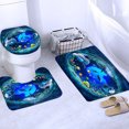 thumbnail image 1 of Set de baño Elephant Ocean Dolphin Deep Sea 3D Shower Curta, 1 of 5