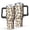 Brown and Beige Leopard Print, variant on Black and Beige Leopard Print OneSize Tumbler with Handle 1 Pack, Vacuum Insulated Double Wall Coffee Tumbler Durable Gifts Ideas for Christmas Birthday Thanksgiving