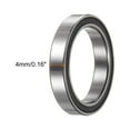 thumbnail image 3 of 6703-2RS Deep Groove Ball Bearing,17 x 23 x 4mm Z2 Double Rubber Sealed Chrome Steel Bearings,Black,4 Pack, 3 of 5