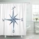 thumbnail image 1 of ABPHQTO Cortina De Ducha De Poliéster Azul Marino De La Mano Del Mar De La Mano De La Acuarela Náutica Rosa De Los Vientos Del Norte 152x180 cm ABPHQTO PKNMT60x72Shower-991, 1 of 2