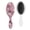 Night Owl, variant on Honeycomb Pattern Detangler Brush - Round Bristle Brush for All Hair Types, Yellow Bee Theme, Reduces Static & Breakage