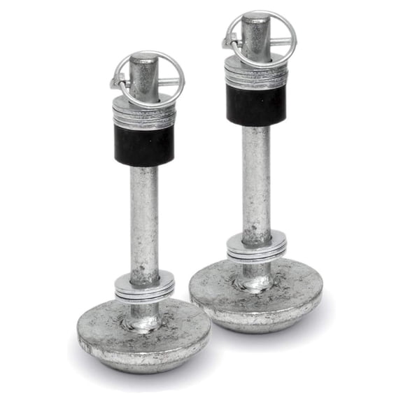 Snow Plow Skid Shoes - ATV UTV Tractor Blade Replacement Parts 4501-0702 M91-50021 - 7 Inch Height, 5/8 Inch Shaft, 3 Inch Width - Durable Snow Plow Accessories