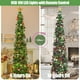 thumbnail image 3 of Árbol de Navidad SINTENILL desplegable de 6 pies con 100 luces LED de color verde, 3 of 9