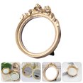 thumbnail image 4 of 1 Pce Miroir de Maquillage Rond Portable avec Nœud, Petit Miroir en Résine pour Femmes, 4 of 8