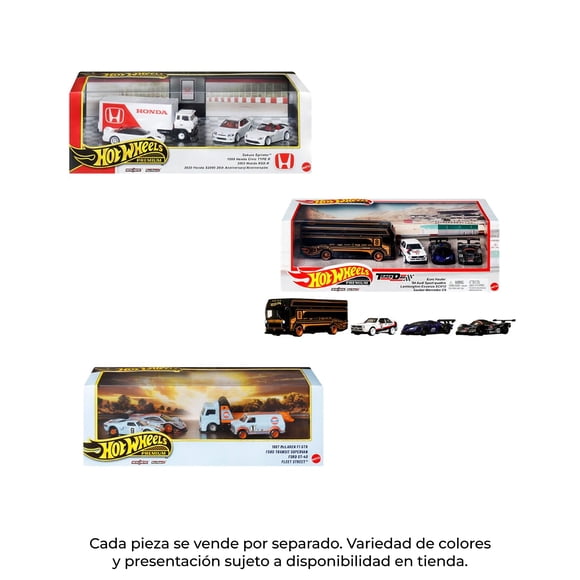 Vehículos de Juguete Mattel Hot Wheels Paquete Sorpresa Premium de 4 Autos Varios Modelos 1 Pieza