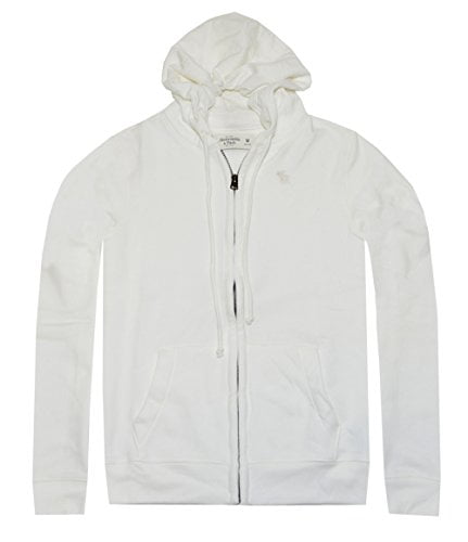 abercrombie and fitch white hoodie