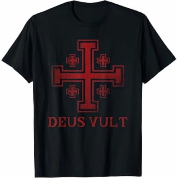 Knight Templar Crusader Cross T-Shirt