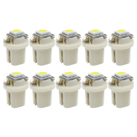 

Lacyie 10PCS NEW B8.5D 509T B8.5 T5 Super Bright LED Lamp for Car