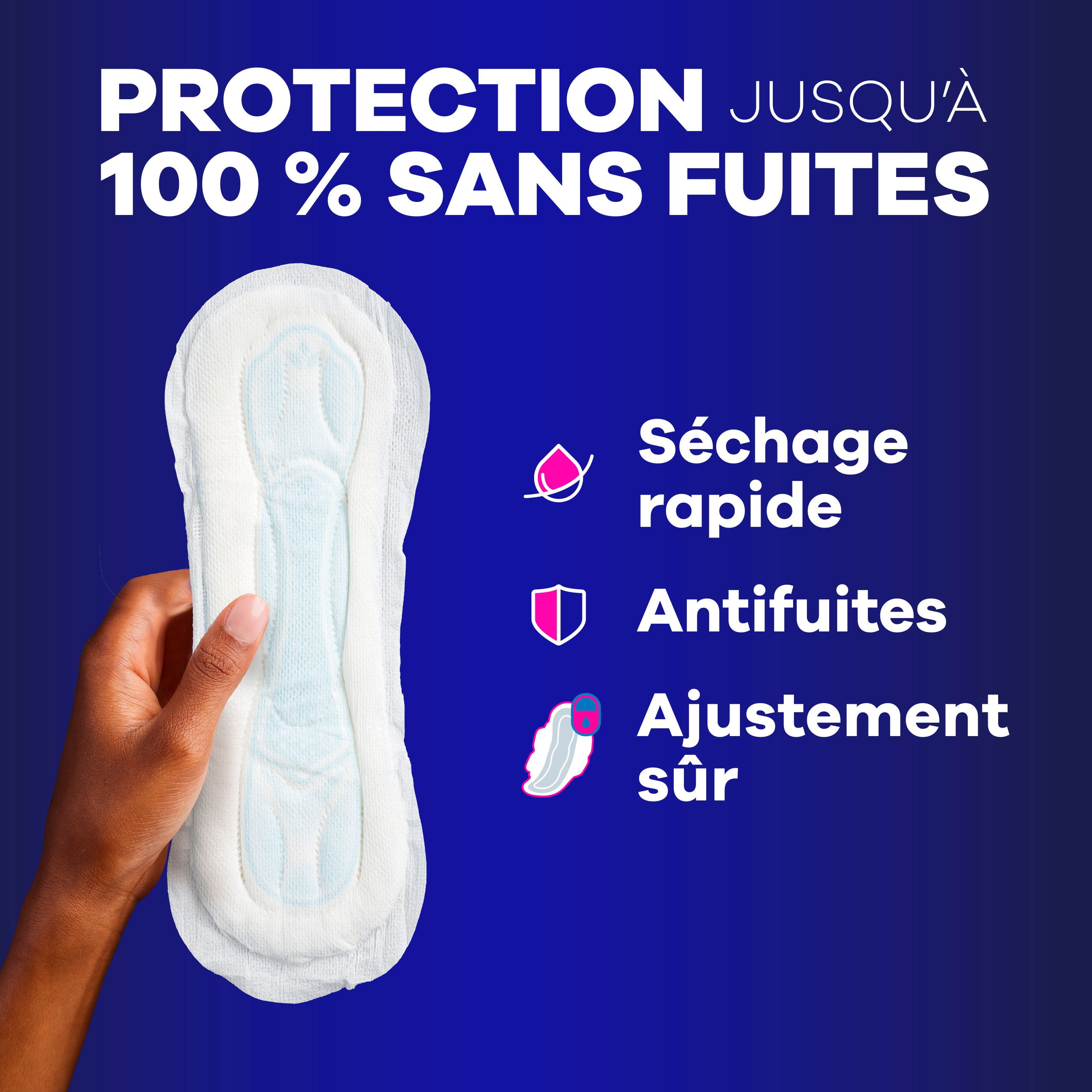 Serviettes Always Maxi, de nuit, degré d’absorption de nuit, sans ailes, pour femmes, taille 4, non parfumées