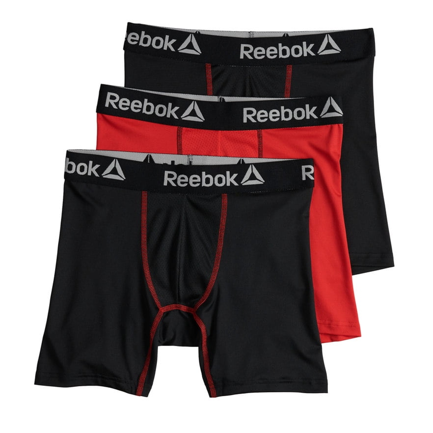 Reebok Reebok Men's Performance Boxer Briefs, 3 Pack