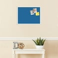 thumbnail image 3 of PinPix 23x17 Custom Cork Bulletin Board Navy Pastel Poster Board Has a Fabric Style Canvas Finish, Framed in Navy Pastel, by ArtToFrames (PinPix-1811), 3 of 5