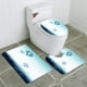 thumbnail image 1 of Juego de alfombras de baño ABPHQTO Montañas Azules 3 piezas Cont-CHAPPLE-25388, 1 of 2