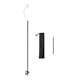 thumbnail image 5 of Gancho de soporte de luz de camping plegable con soporte de linterna de acero inoxidable de clavo de tierra C Cola Portalámparas de campamento, 5 of 8