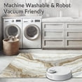 thumbnail image 5 of ODIKA 5'x7' Machine Washable Non-Slip Area Rug, Modern Marble Vein Swirling High Traffic Rug, Ivory, 132774, 5 of 7