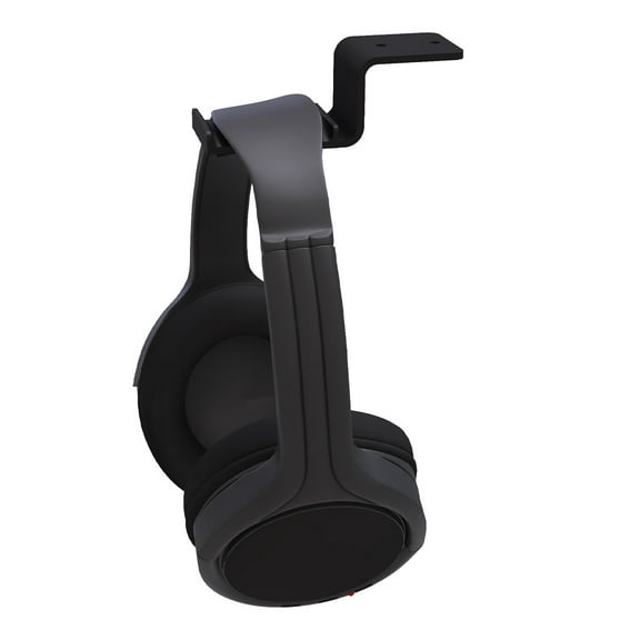 Kanto HH Steel Under Desk Headphone Hook (Black)