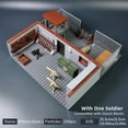 thumbnail image 4 of Military Base Building Blocks, Weapons House Toys Set For Boys, Compatible Classic, 4 of 5