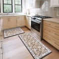 thumbnail image 2 of Vintage Kitchen Floor Mats Cushioned Anti Fatigue, Boho Kitchen Mats for Floor 2 Piece, Memory Foam Kitchen Rugs Non Slip Waterproof, Farmhouse Comfort Mats for Kitchen, Laundry, Sink, Office, 2 of 6
