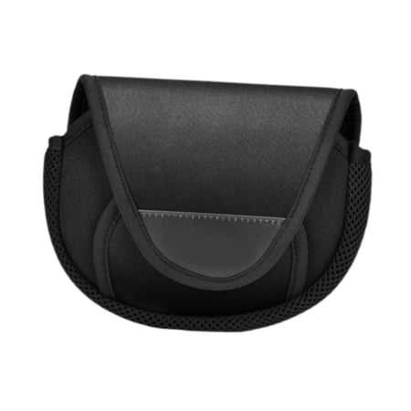 simhoa Fishing Reel Pouch Portable Case for Baitcaster Reel Bank Fishing 21.5x17cm