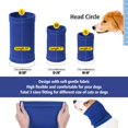 thumbnail image 3 of Dog Calming Ear Muffs for Noise Anxiety Relief, Soft Breathable Knitted Head Cover for Fireworks Thunderstorms Travel, Adjustable Neck Warm Snood Cap for Pets, 3 of 8