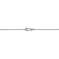 thumbnail image 4 of 14K White Gold .8mm Diamond Cut Cable Chain 18 Inch, 4 of 5