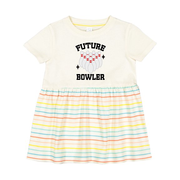 Inktastic Future Bowler Baby Bowling Girls Baby Dress