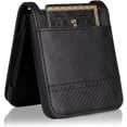 thumbnail image 3 of case for Galaxy Z Flip 4 Case Wallet, Ultra -Thin Retro Style with Card Holder Samsung Flip 4 Case Compatible with Samsung Galaxy Z Flip4 5G, Black, 3 of 7