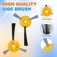 thumbnail image 4 of Replacement Parts Side Brushes Pre Motor Filters for Shark ION Robot RV750 RV720 RV755 750 720 Robotic Vacuum Cleaner Replacement Parts Replace RVFFK700 & RVSBK700 (2 filter + 4 brush), 4 of 7