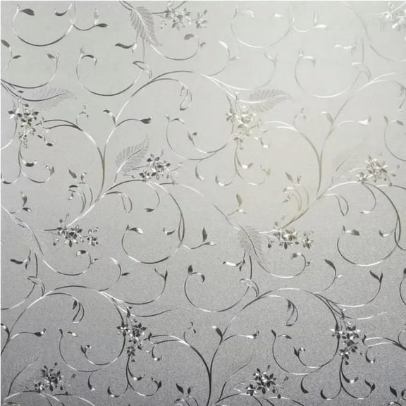 Window privacy film frosted glass electrostatic sticker PVC cover window sticker suitable for home office bathroom decoration