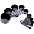 thumbnail image 3 of 10pcs 7 Color Measuring Cups And Measuring Spoon Scoop Silicone Handle Kitchen Measuring Tool (Color : Purple), 3 of 5